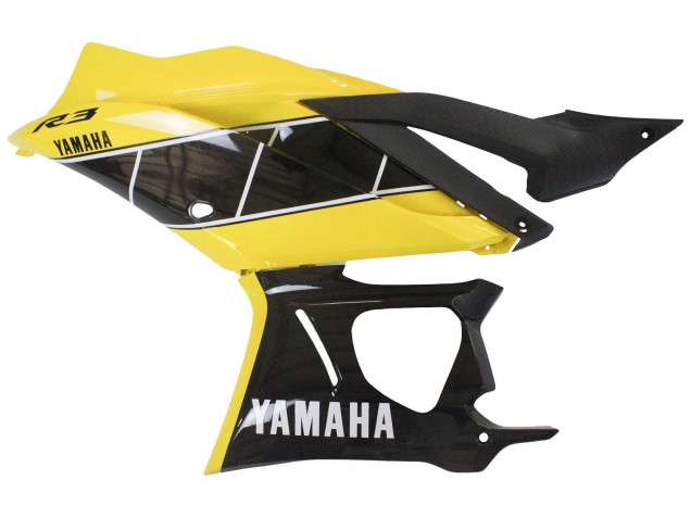 Carenado Moto Yamaha YZF R3/R25 2022-2024 - Amarillo Negro Baratos