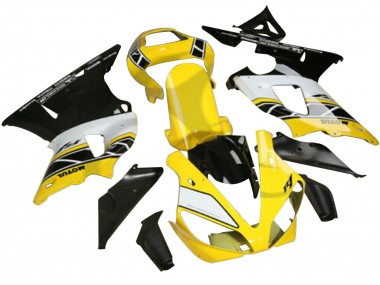 Carenados Moto Yamaha YZF R3/R25 2022-2024 - Amarillo Blanco Negro Motul Baratos