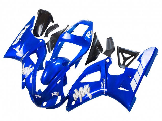 Carenados Moto Yamaha YZF 1000 R1 1998-1999 - Azul Blanco Baratos