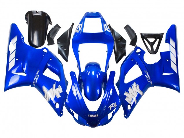 Carenados Moto Yamaha YZF 1000 R1 1998-1999 - Azul Blanco Baratos