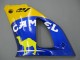 Carenados Moto Yamaha YZF 1000 R1 2000-2001 - Blanco Amarillo Azul Motul Camello Baratos