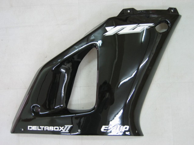 Carenados Moto Yamaha YZF 1000 R1 2000-2001 - Negro Brillante Blanco Calcomanía Baratos