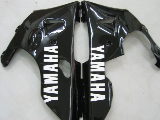 Carenados Moto Yamaha YZF 1000 R1 2000-2001 - Negro Brillante Blanco Calcomanía Baratos