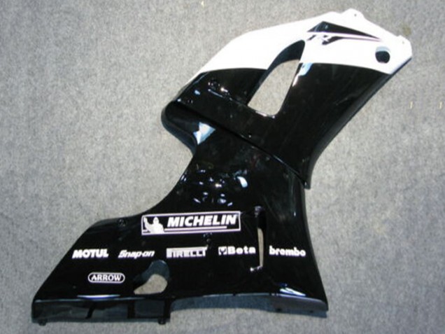 Carenados Moto Yamaha YZF 1000 R1 2000-2001 - Negro Brillante Blanco Michelin Baratos