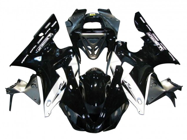 Carenados Moto Yamaha YZF 1000 R1 2000-2001 - Negro Brillante Blanco Michelin Baratos
