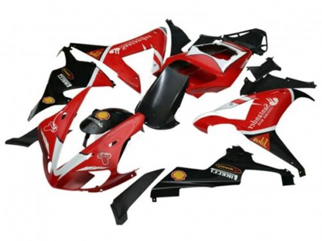 Carenados Moto Yamaha YZF 1000 R1 2002-2003 - Rojo Plata Negro Santander Baratos