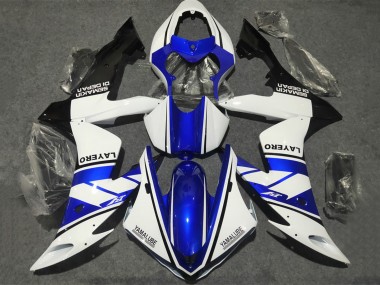 Carenados Moto Yamaha YZF 1000 R1 2002-2003 - Blanco Azul Negro Mate Yamalube Baratos