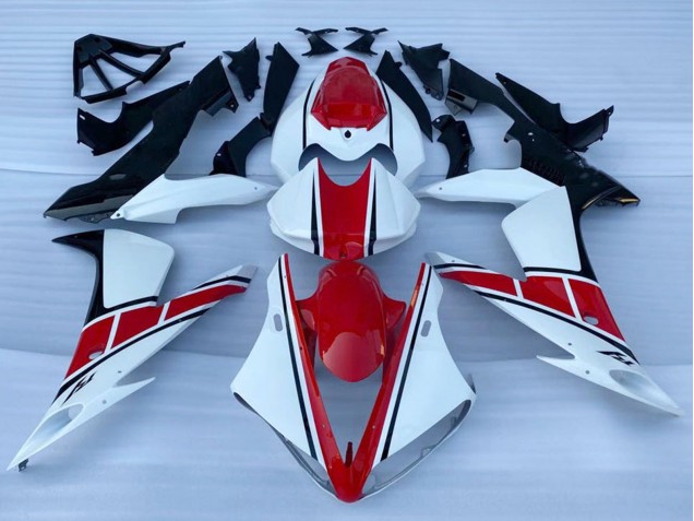 Carenados Moto Yamaha YZF 1000 R1 2002-2003 - Blanco Rojo Negro Baratos