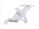 Carenados Moto Yamaha YZF 1000 R1 2002-2003 - Blanco Oro Calcomanías Baratos