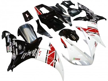 Carenados Moto Yamaha YZF 1000 R1 2002-2003 - Blanco Rojo Negro Castrol Baratos