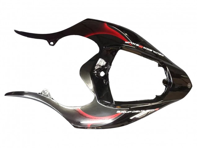 Carenados Moto Yamaha YZF 1000 R1 2004-2006 - Negro Brillante Rojo Llama Baratos