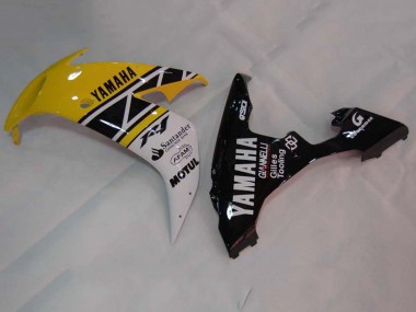 Carenados Moto Yamaha YZF 1000 R1 2004-2006 - Amarillo Blanco Negro Brillante Baratos