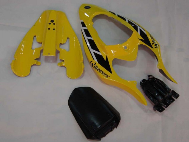 Carenados Moto Yamaha YZF 1000 R1 2004-2006 - Amarillo Blanco Negro Brillante Baratos