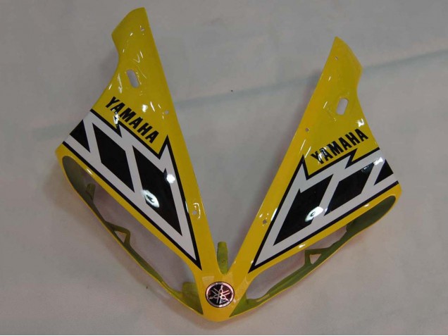 Carenados Moto Yamaha YZF 1000 R1 2004-2006 - Amarillo Blanco Negro Brillante Baratos