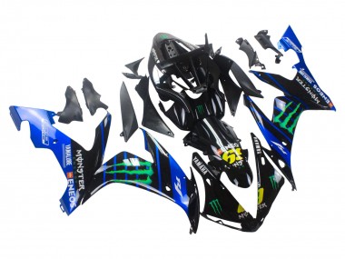 Carenados Moto Yamaha YZF 1000 R1 2004-2006 - Azul Negro Amarillo Verde Monstruo Yamalube ENEOS 69 Baratos