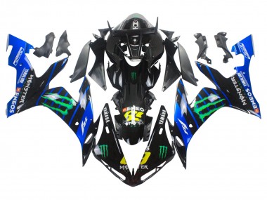 Carenados Moto Yamaha YZF 1000 R1 2004-2006 - Azul Negro Amarillo Verde Monstruo Yamalube ENEOS 69 Baratos