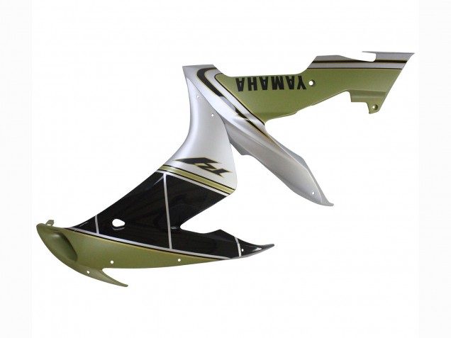 Carenados Moto Yamaha YZF 1000 R1 2004-2006 - Oro Claro Blanco Negro Brillante Baratos