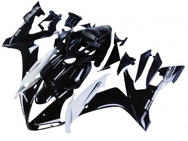 Carenados Moto Yamaha YZF 1000 R1 2004-2006 - Negro Brillante Blanco Motul Baratos