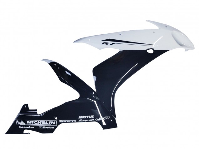 Carenados Moto Yamaha YZF 1000 R1 2004-2006 - Negro Brillante Blanco Motul Baratos