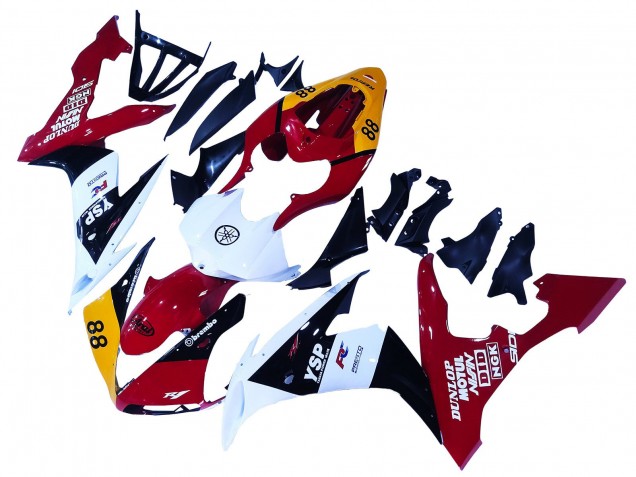 Carenados Moto Yamaha YZF 1000 R1 2004-2006 - Amarillo Rojo Blanco Negro YSP 88 Baratos