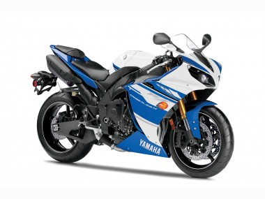 Carenados Moto Yamaha YZF 1000 R1 2007-2008 - Blanco Azul Claro Baratos