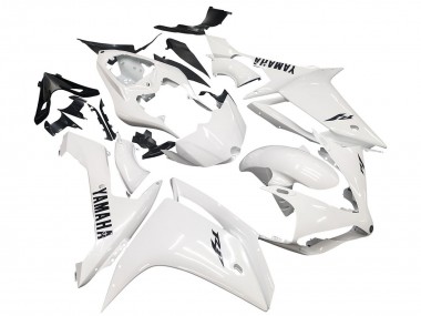 Carenados Moto Yamaha YZF 1000 R1 2007-2008 - Blanco Negro Baratos