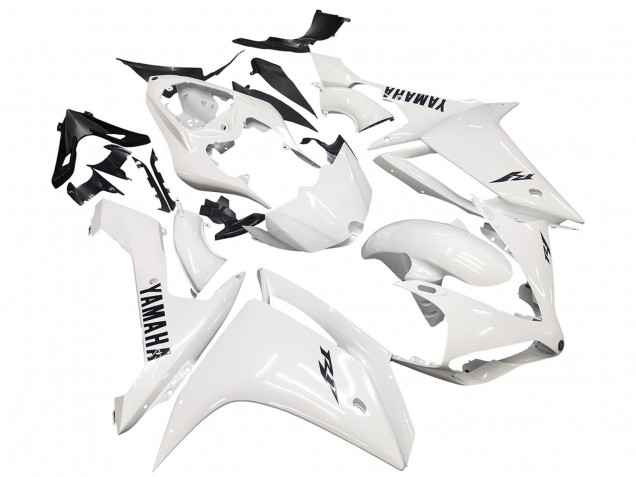 Carenados Moto Yamaha YZF 1000 R1 2007-2008 - Blanco Negro Baratos