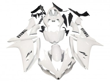 Carenados Moto Yamaha YZF 1000 R1 2007-2008 - Blanco Negro Baratos