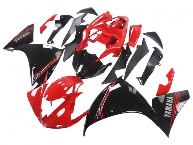 Carenado Moto Yamaha YZF 1000 R1 2009-2011 - Rojo Negro Baratos