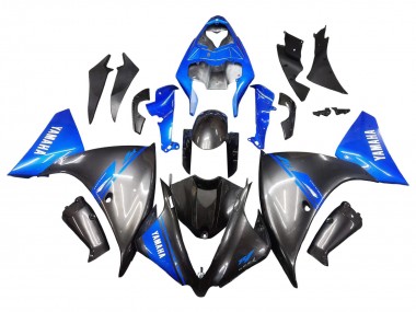 Carenados Moto Yamaha YZF 1000 R1 2012-2014 - Azul Negro Brillante Baratos