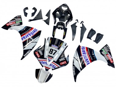 Carenados Moto Yamaha YZF 1000 R1 2012-2014 - Negro Brillante Blanco Rojo Fimer Yamalube Sterilgarda 87 Baratos
