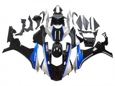 Carenados Moto Yamaha YZF 1000 R1 2015-2019 - Plata Azul Negro Brillante Baratos
