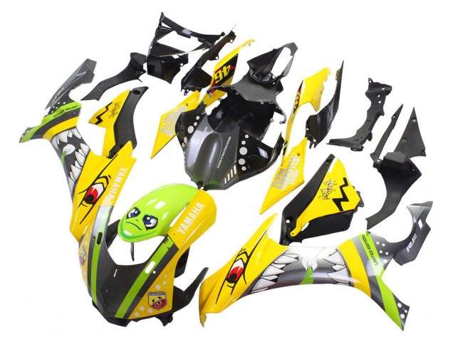 Carenados Moto Yamaha YZF 1000 R1 2015-2019 - Amarillo Verde Tiburón Baratos