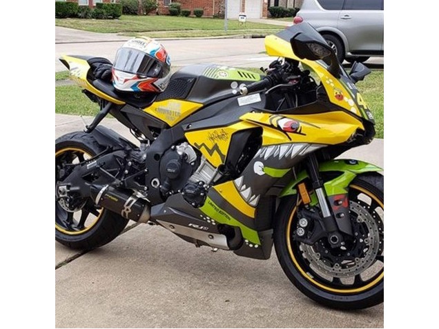 Carenados Moto Yamaha YZF 1000 R1 2015-2019 - Amarillo Verde Tiburón Baratos