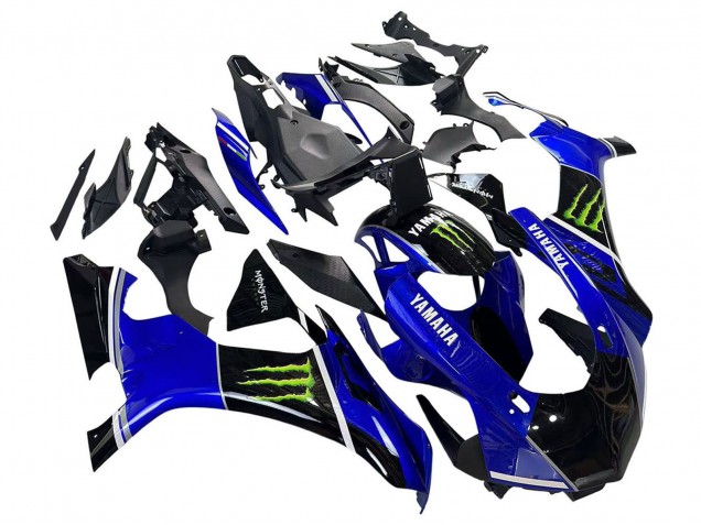 Carenados Moto Yamaha YZF 1000 R1 2015-2019 - Azul Negro Brillante Verde Monstruo Baratos