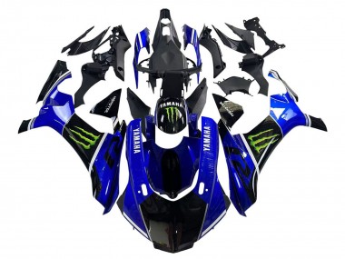 Carenados Moto Yamaha YZF 1000 R1 2015-2019 - Azul Negro Brillante Verde Monstruo Baratos