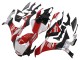 Carenado Moto Yamaha YZF 1000 R1 2015-2019 - Blanco Rojo Negro Milwaukee Baratos
