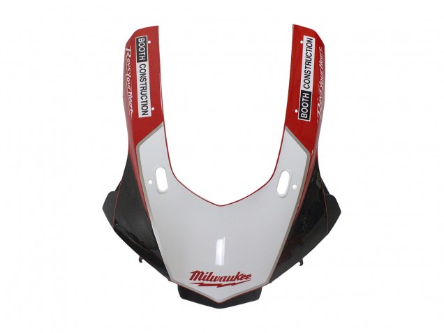 Carenado Moto Yamaha YZF 1000 R1 2015-2019 - Blanco Rojo Negro Milwaukee Baratos