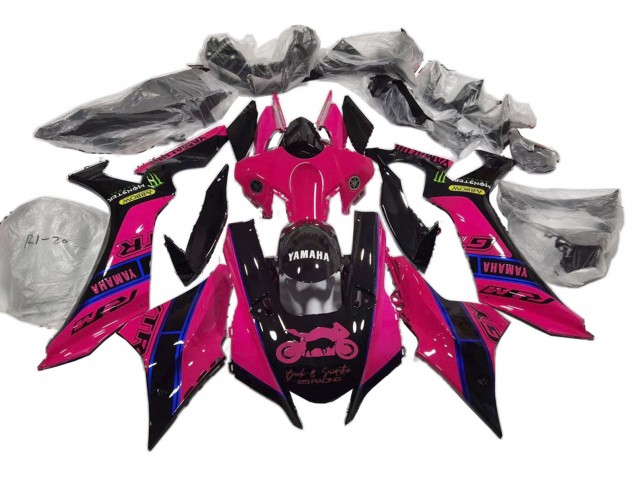 Carenados Moto Yamaha YZF 1000 R1 2020-2025 - Rosa Negro Azul Baratos
