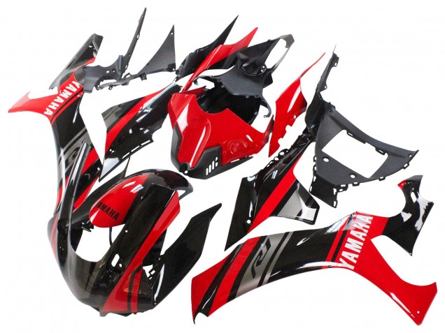 Carenados Moto Yamaha YZF 1000 R1 2020-2025 - Rojo Plata Negro Baratos