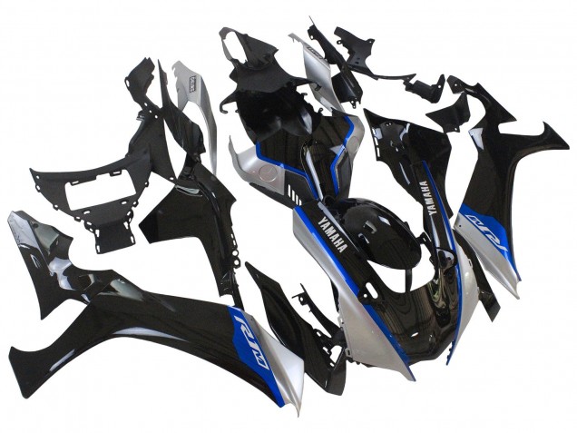 Carenados Moto Yamaha YZF 1000 R1 2020-2025 - Negro Brillante Plata Azul Baratos