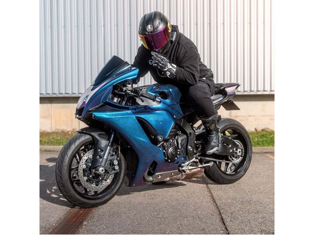 Carenados Moto Yamaha YZF 1000 R1 2020-2025 - Gradiente Azul Púrpura Baratos