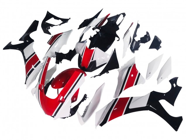 Carenado Moto Yamaha YZF 1000 R1 2020-2025 - Blanco Rojo Negro Brillante Baratos