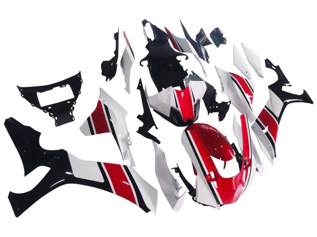 Carenado Moto Yamaha YZF 1000 R1 2020-2025 - Blanco Rojo Negro Brillante Baratos