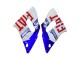 Carenados Moto Yamaha YZF 600 R6 1998-2002 - Blanco Azul Rojo Fiat 99 Baratos