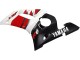 Carenados Moto Yamaha YZF 600 R6 1998-2002 - Blanco Rojo Negro Brillante Baratos