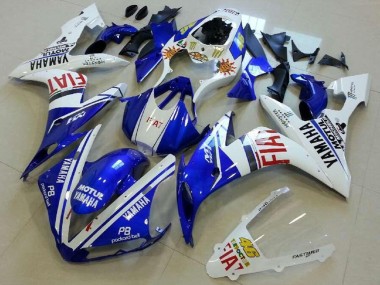 Carenados Moto Yamaha YZF R1 2004-2006 - Blanco Azul Rojo Fiat Baratos