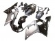 Carenados Moto Yamaha YZF 600 R6 1998-2002 - Plata Negro Brillante Baratos