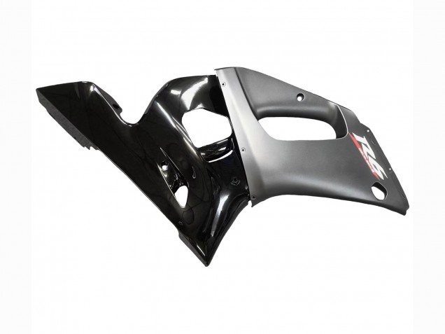 Carenados Moto Yamaha YZF 600 R6 1998-2002 - Plata Negro Brillante Baratos