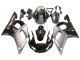 Carenados Moto Yamaha YZF 600 R6 1998-2002 - Plata Negro Brillante Baratos